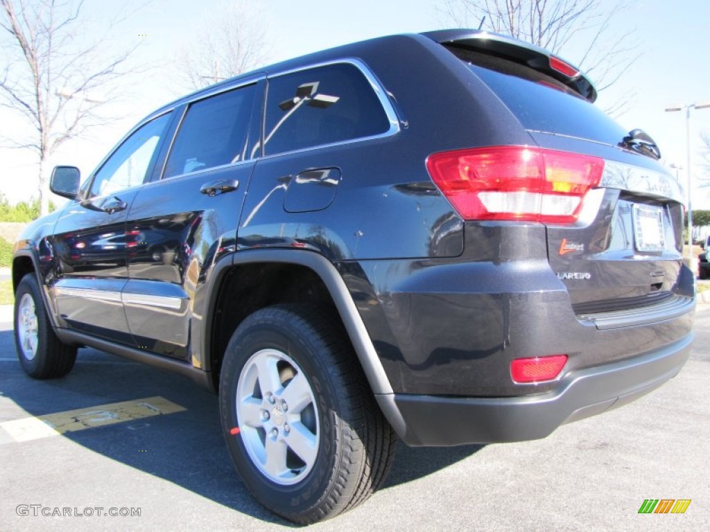 2012 Grand Cherokee Laredo - Maximum Steel Metallic / Black photo #2