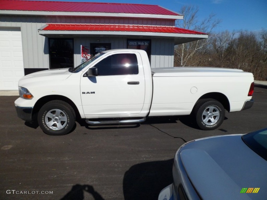 2009 Ram 1500 SLT Regular Cab 4x4 - Stone White / Dark Slate/Medium Graystone photo #1