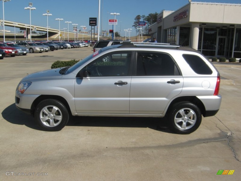Bright Silver 2009 Kia Sportage LX Exterior Photo #60330634