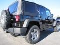 2012 Black Jeep Wrangler Unlimited Rubicon 4x4  photo #3