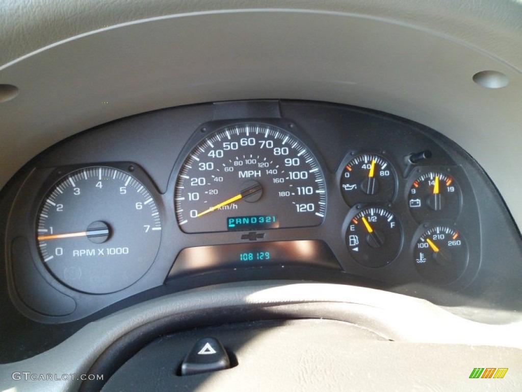 2004 Chevrolet TrailBlazer LS 4x4 Gauges Photo #60331069