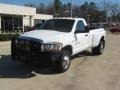 Bright White - Ram 3500 SLT Regular Cab 4x4 Dually Photo No. 1