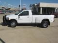 Bright White - Ram 3500 SLT Regular Cab 4x4 Dually Photo No. 2