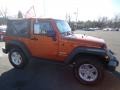 2011 Mango Tango Pearl Jeep Wrangler Sport S 4x4  photo #4