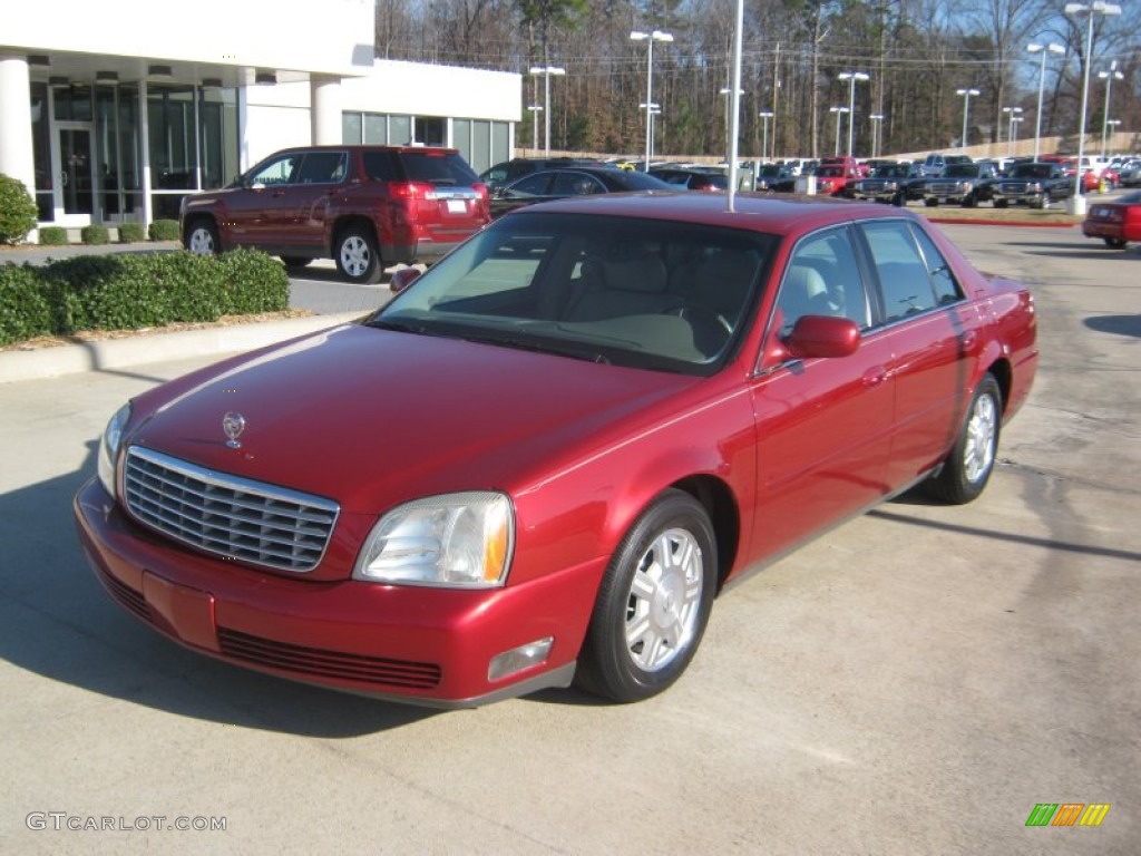 Crimson Red Pearl Cadillac DeVille