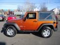 2011 Mango Tango Pearl Jeep Wrangler Sport S 4x4  photo #9