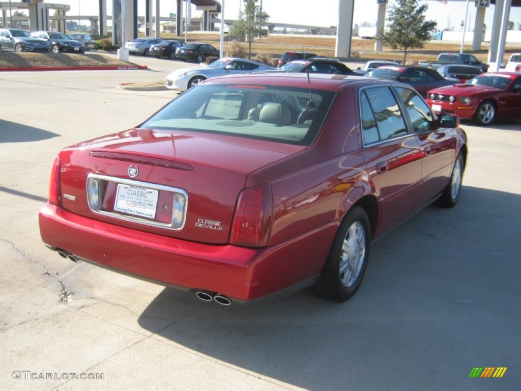 2004 DeVille Sedan - Crimson Red Pearl / Cashmere photo #5