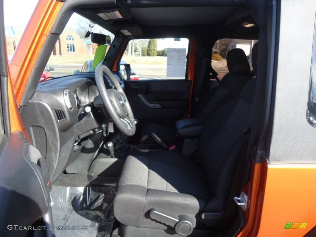 2011 Wrangler Sport S 4x4 - Mango Tango Pearl / Black photo #11