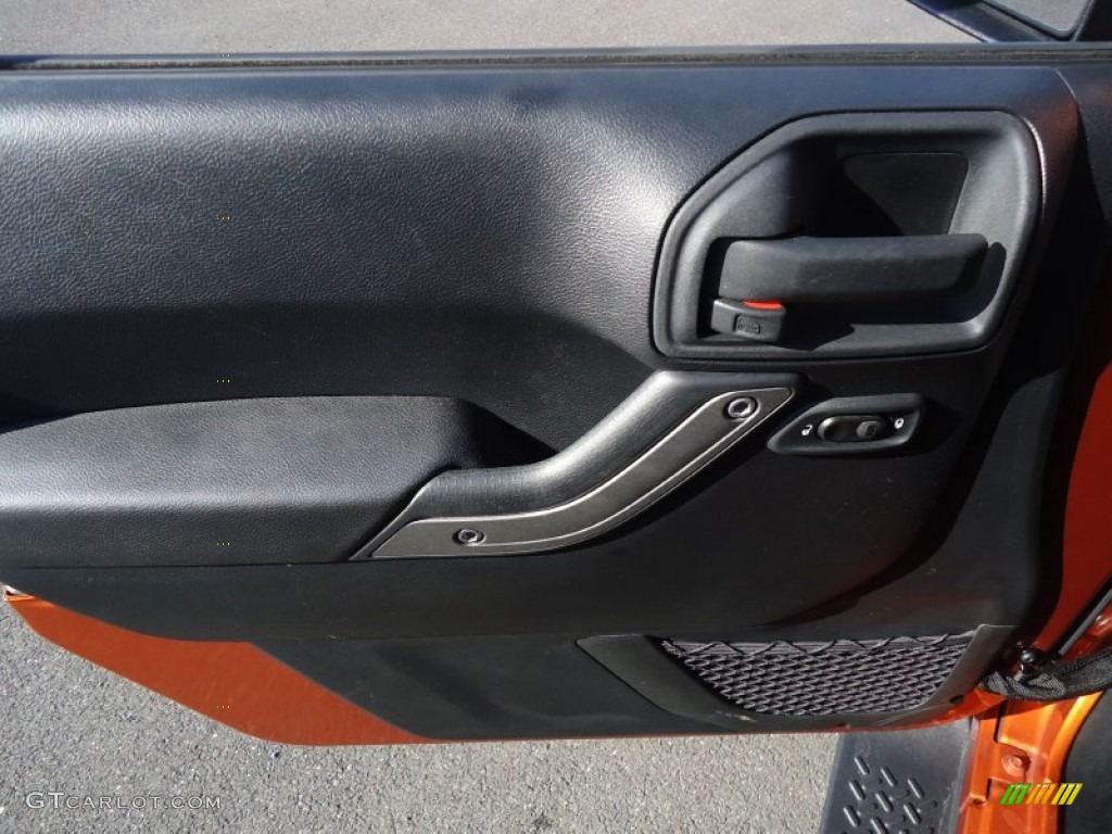 2011 Wrangler Sport S 4x4 - Mango Tango Pearl / Black photo #13