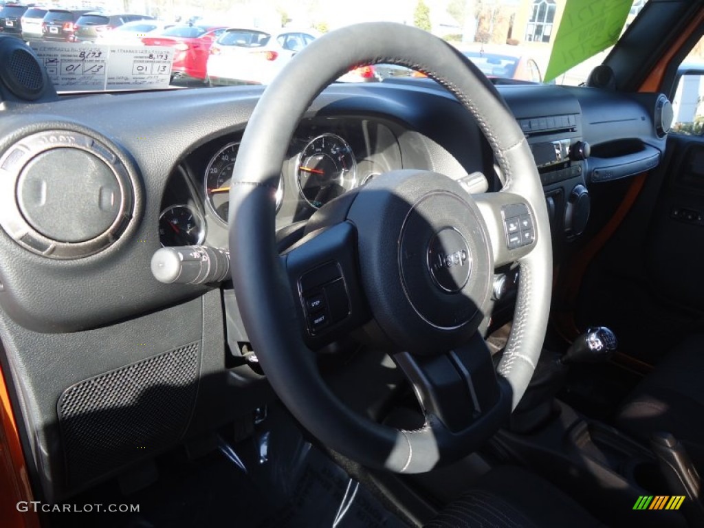 2011 Wrangler Sport S 4x4 - Mango Tango Pearl / Black photo #14