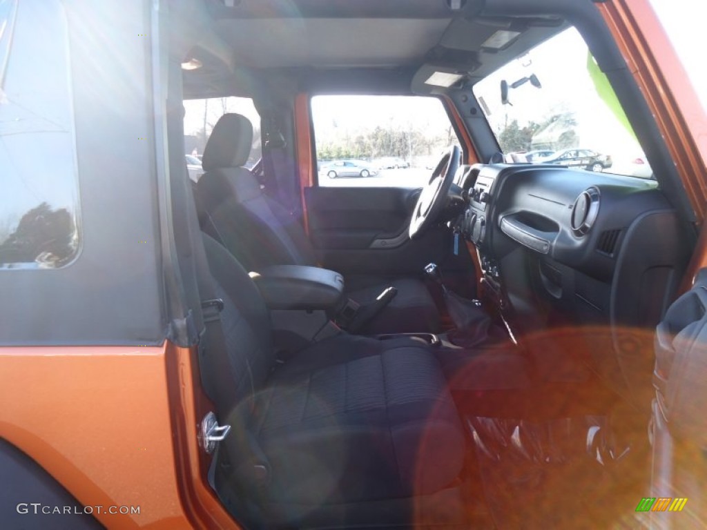 2011 Wrangler Sport S 4x4 - Mango Tango Pearl / Black photo #17