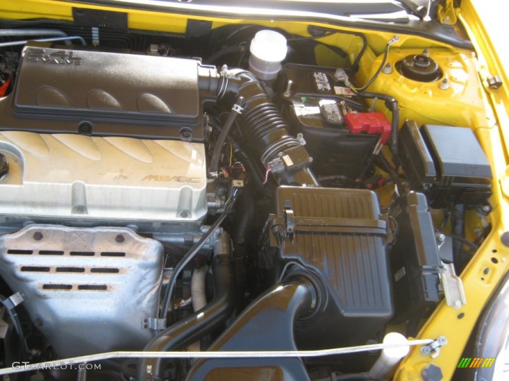 2009 Mitsubishi Eclipse GS Coupe 2.4 Liter SOHC 16-Valve MIVEC 4 Cylinder Engine Photo #60332696