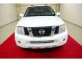 2011 Avalanche White Nissan Pathfinder LE  photo #2