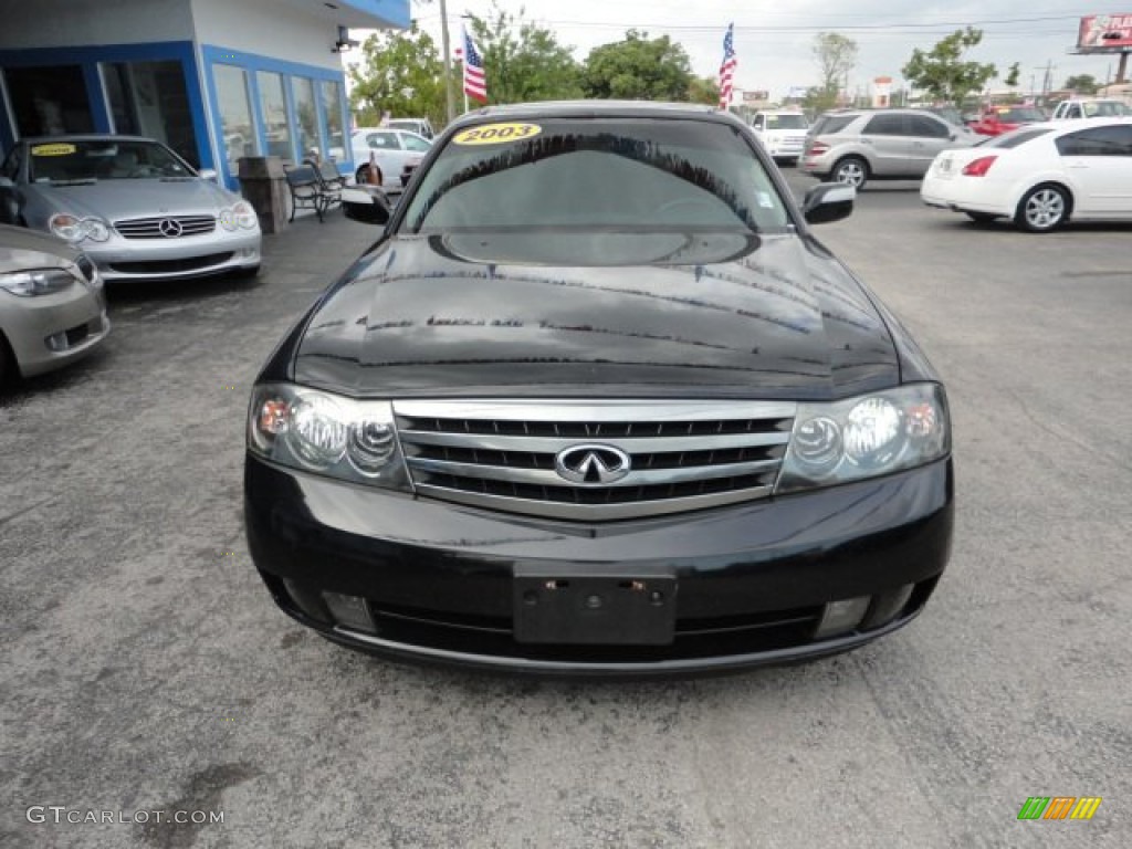 Black Obsidian 2003 Infiniti M 45 Sport Sedan Exterior Photo #60332942