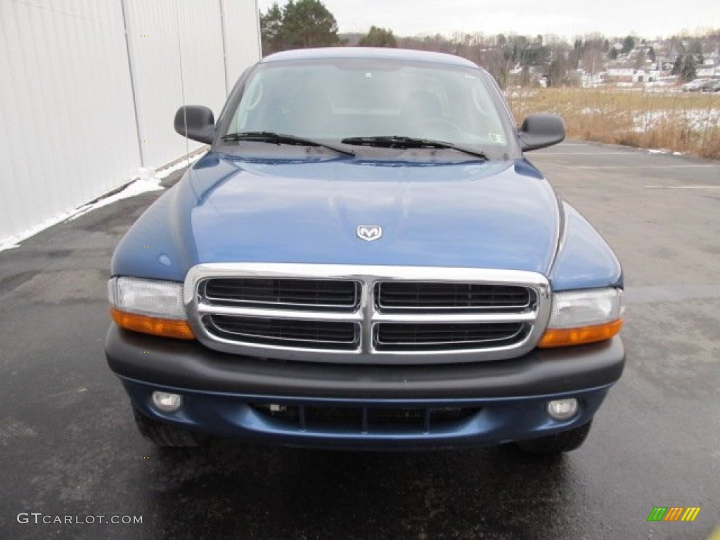 2004 Dakota Sport Club Cab 4x4 - Atlantic Blue Pearl / Dark Slate Gray photo #4