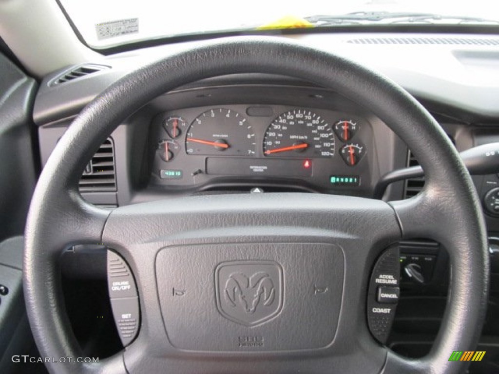 2004 Dakota Sport Club Cab 4x4 - Atlantic Blue Pearl / Dark Slate Gray photo #17