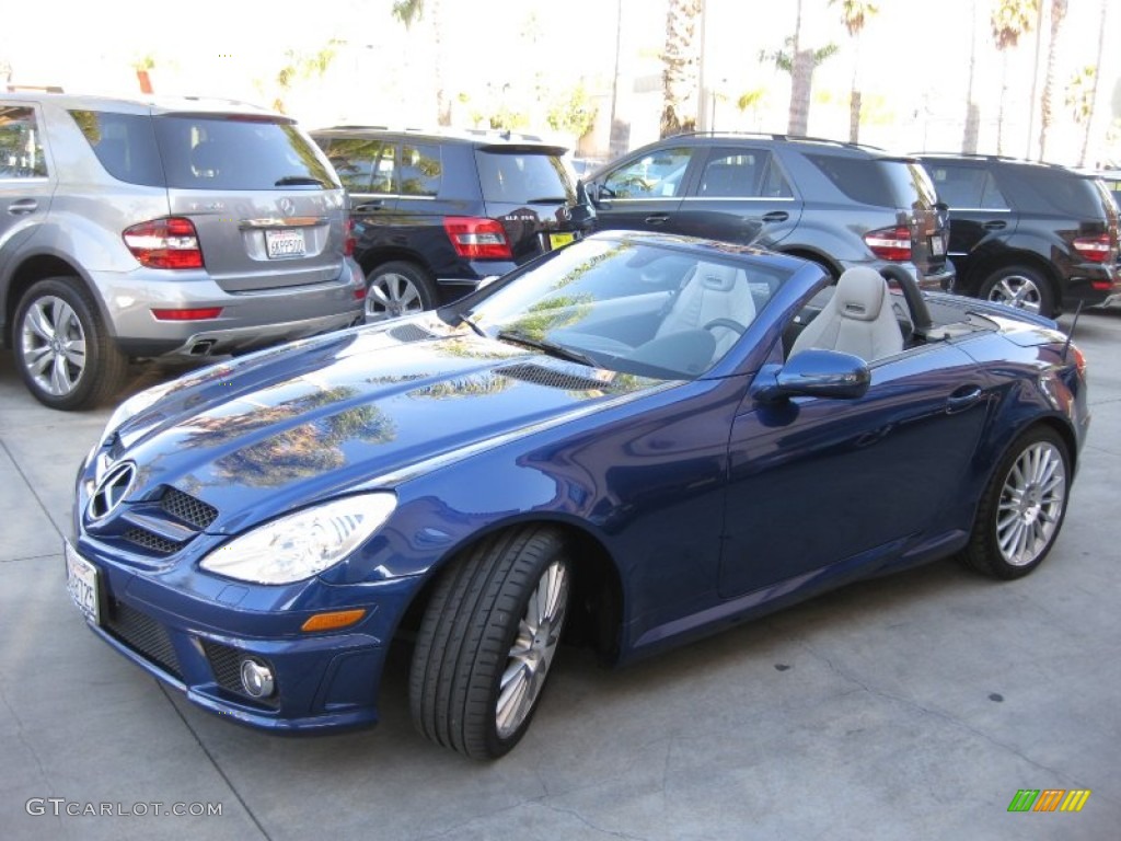 2009 Orion Blue Metallic MercedesBenz SLK 350 Roadster 60328374 Photo