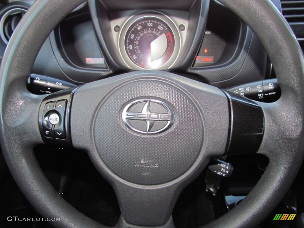 2008 Scion xD Standard xD Model Charcoal Gray Steering Wheel Photo #60335915