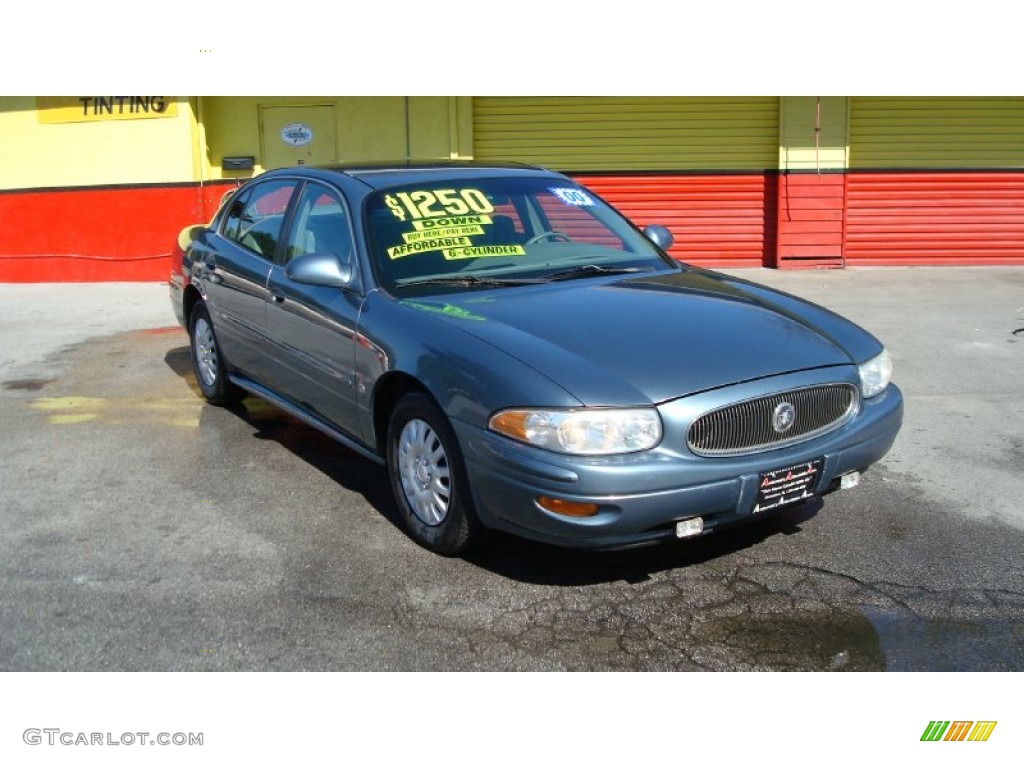 2000 LeSabre Custom - Titanium Blue Metallic / Taupe photo #1