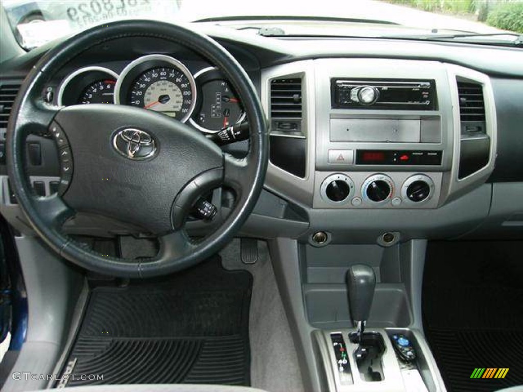 2008 Tacoma V6 PreRunner Double Cab - Indigo Ink Pearl / Graphite Gray photo #14