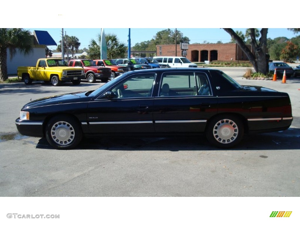 Black 1998 Cadillac DeVille Sedan Exterior Photo #60336698