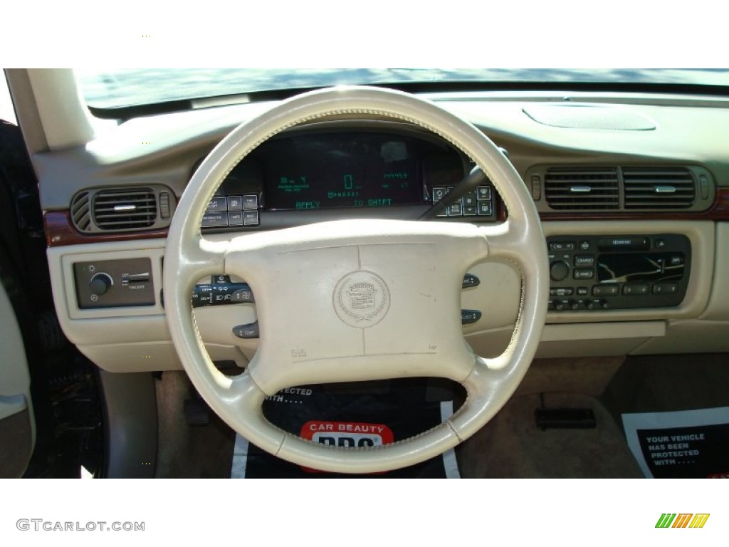 1998 Cadillac DeVille Sedan Shale Steering Wheel Photo #60336727
