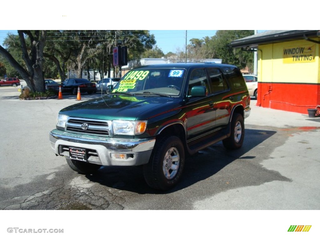 1999 4Runner SR5 4x4 - Imperial Jade Green Mica / Oak photo #7
