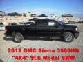 2012 Onyx Black GMC Sierra 3500HD SLE Crew Cab 4x4  photo #1