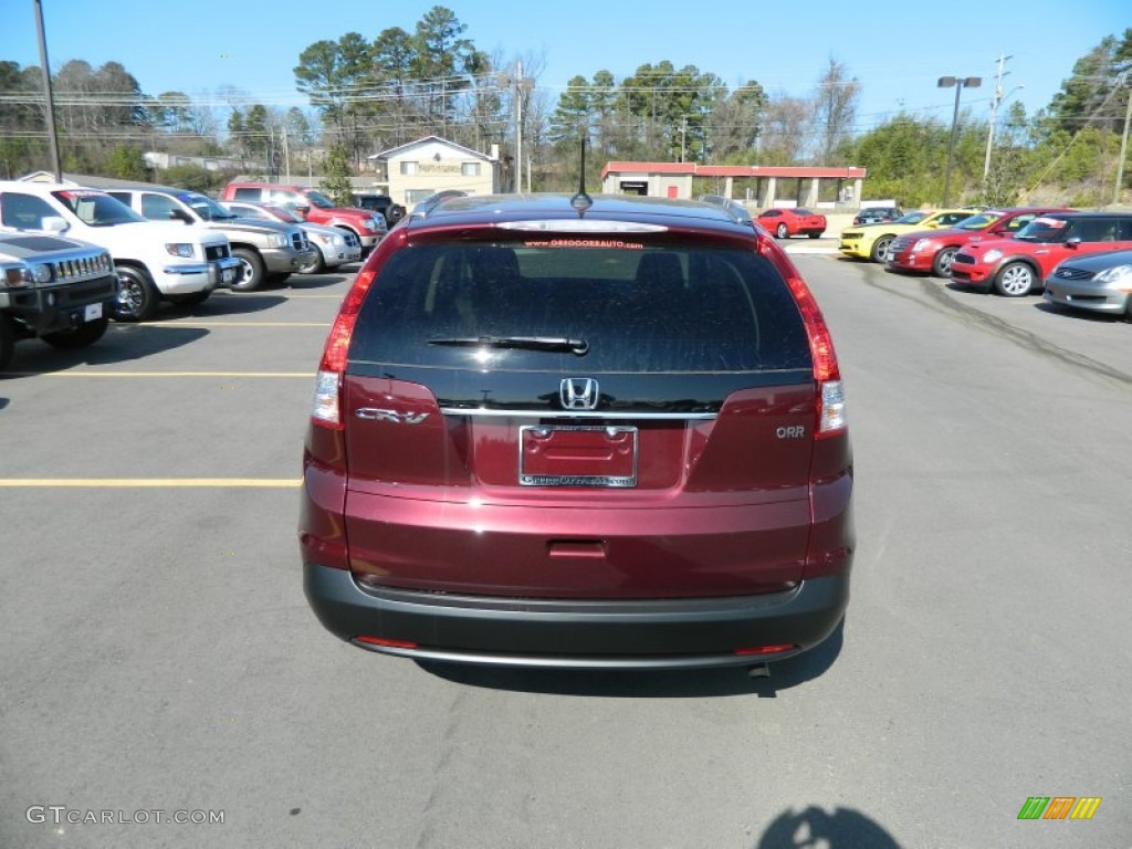 2012 CR-V EX-L - Basque Red Pearl II / Gray photo #4
