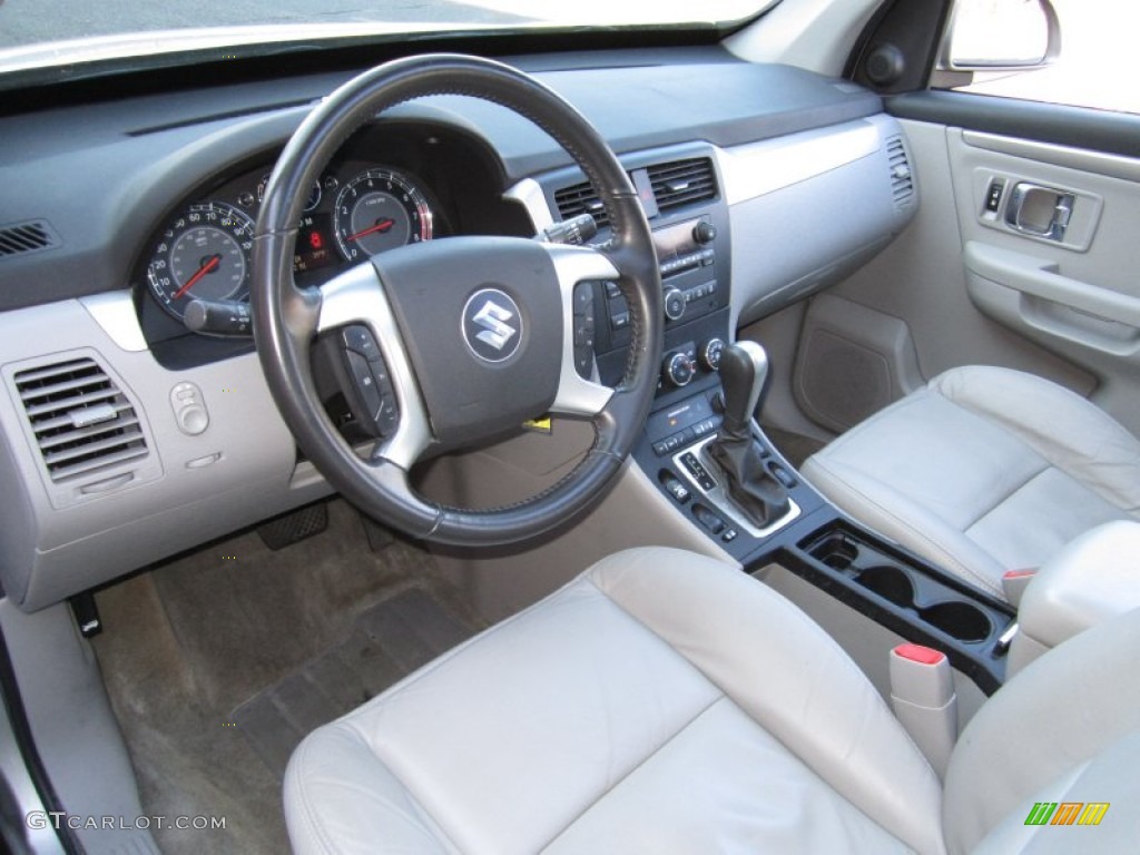 Grey Interior 2008 Suzuki XL7 Luxury AWD Photo #60339500