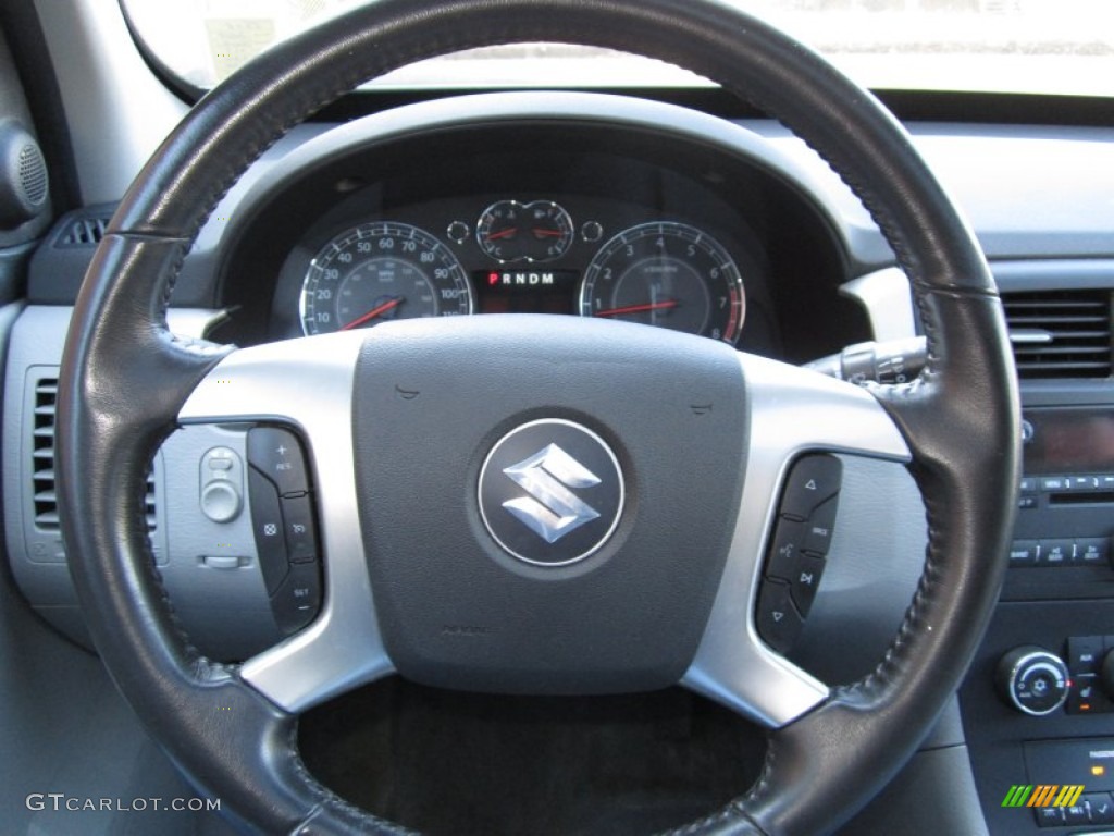 2008 Suzuki XL7 Luxury AWD Grey Steering Wheel Photo #60339595