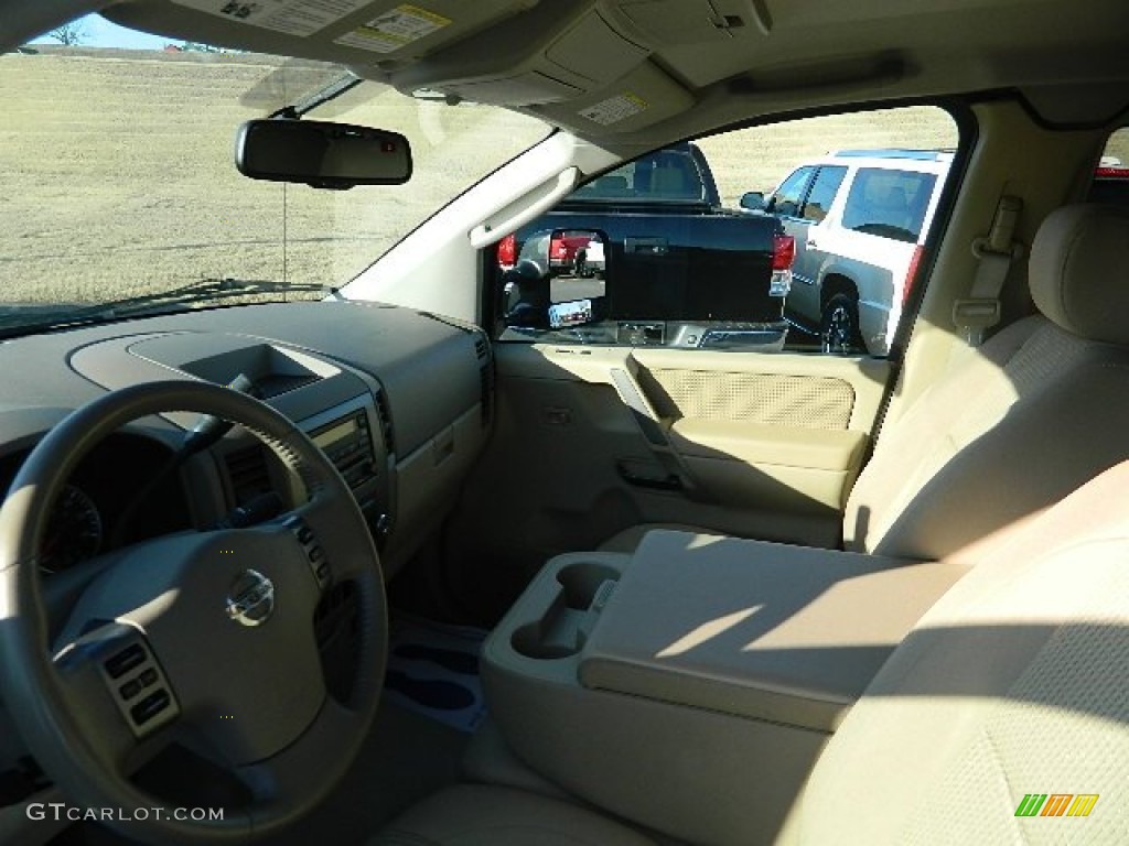 2009 Titan PRO-4X King Cab 4x4 - Timberline Green / Pro-4X Charcoal photo #15