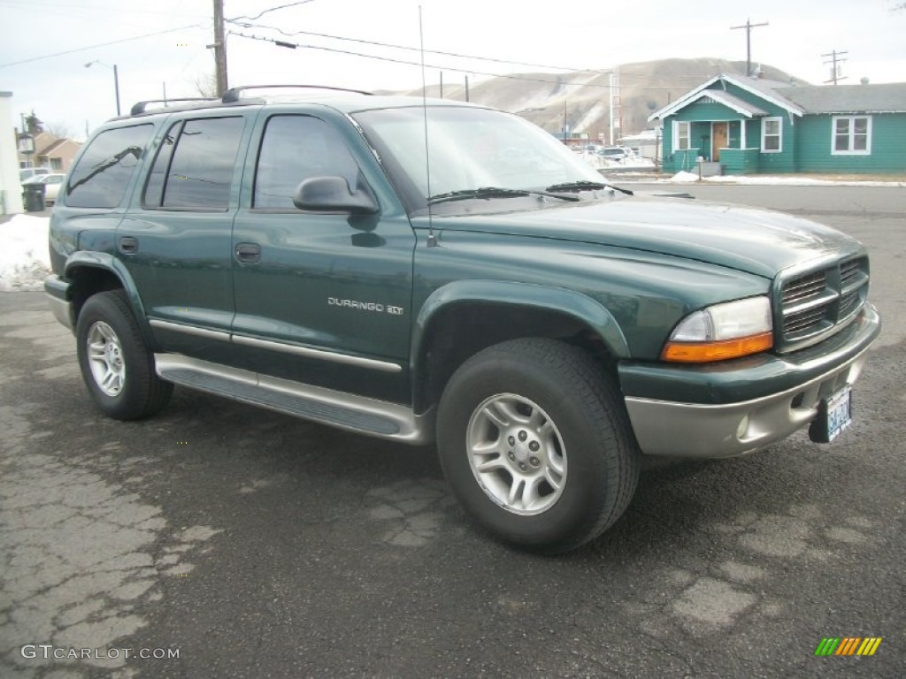 2001 Durango SLT 4x4 - Forest Green Pearl / Taupe photo #1
