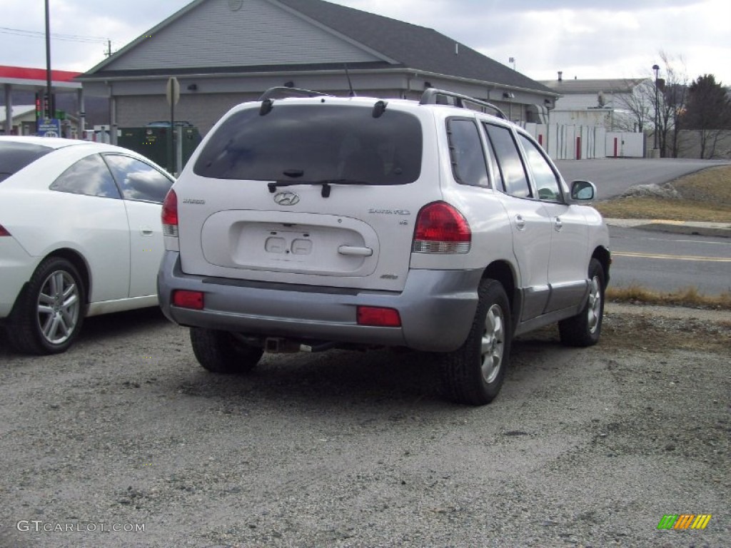 2005 Santa Fe GLS 4WD - Nordic White / Gray photo #1