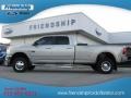 2010 Bright Silver Metallic Dodge Ram 3500 Big Horn Edition Crew Cab 4x4 Dually  photo #1