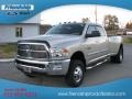 2010 Bright Silver Metallic Dodge Ram 3500 Big Horn Edition Crew Cab 4x4 Dually  photo #2