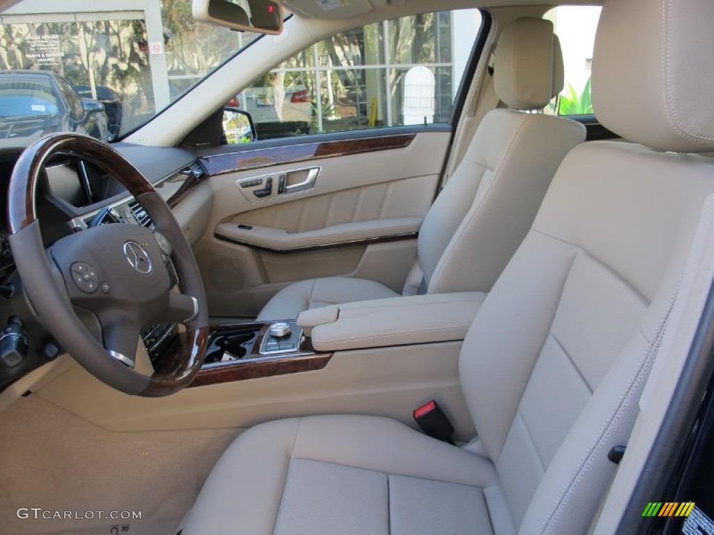 Almond/Mocha Interior 2012 Mercedes-Benz E 350 Sedan Photo #60342357
