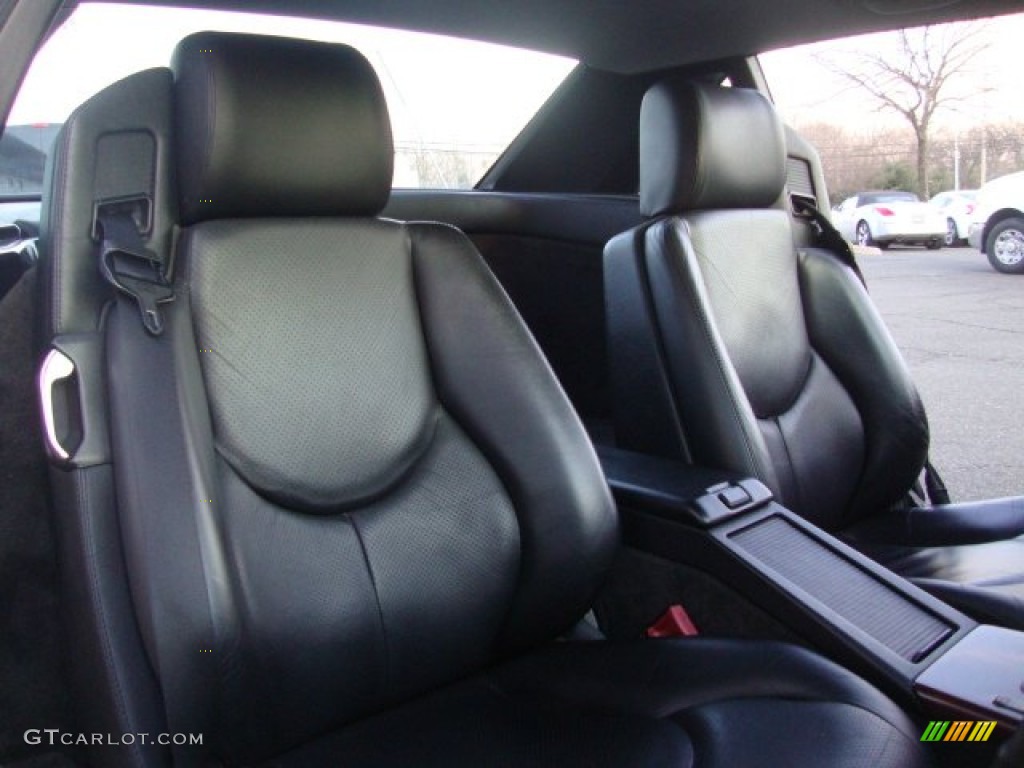 Black Interior 1996 Mercedes-Benz SL 500 Roadster Photo #60343004