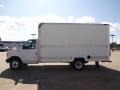 2002 Oxford White Ford E Series Cutaway E350 Commercial Moving Truck  photo #4