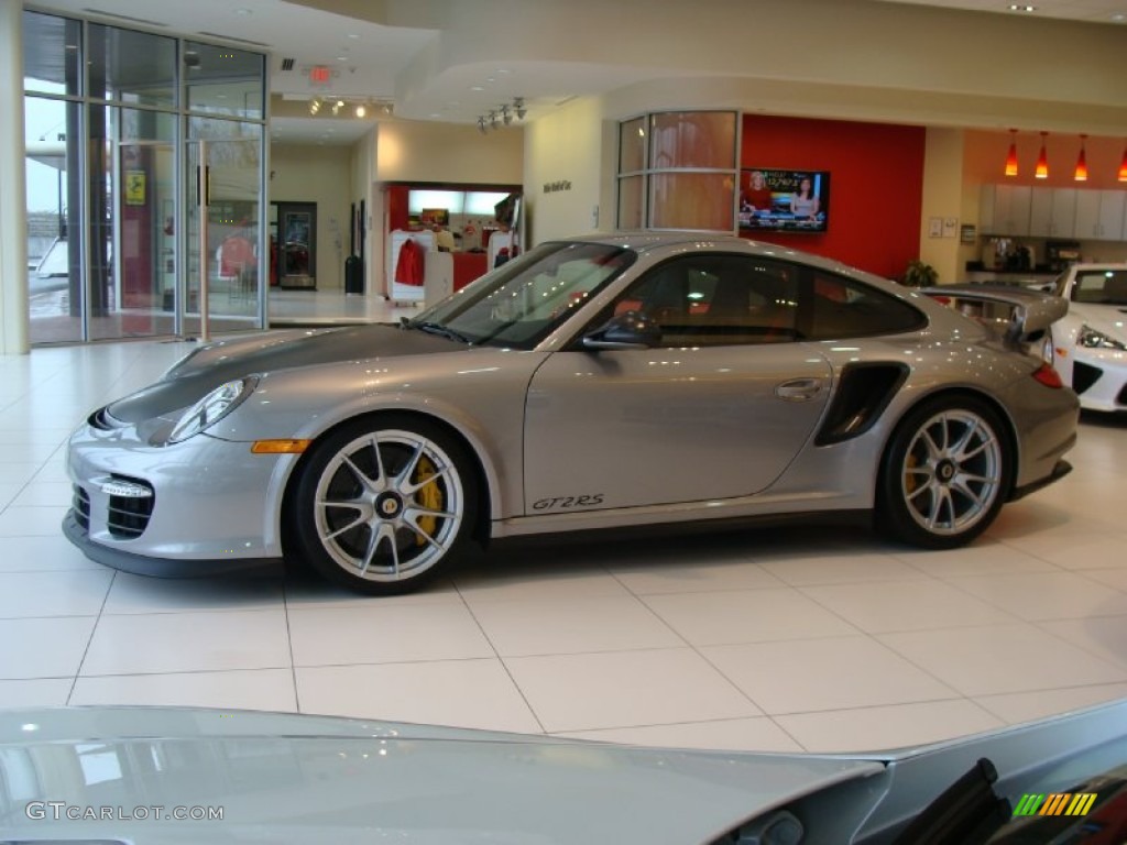 2011 911 GT2 RS - GT Silver Metallic / Black w/Alcantara photo #4