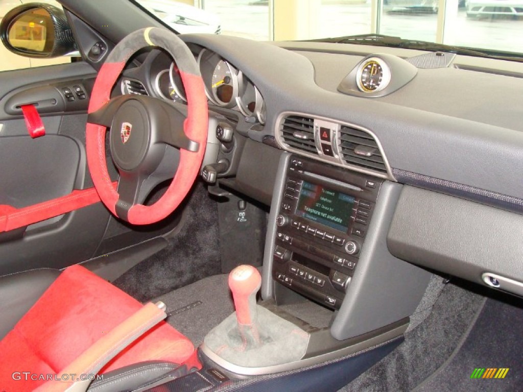 2011 Porsche 911 GT2 RS Black w/Alcantara Dashboard Photo #60348008