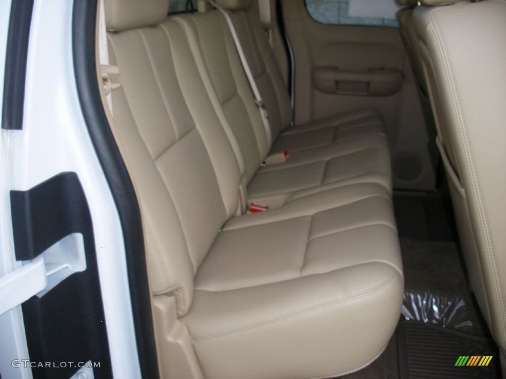 2010 Silverado 1500 LTZ Extended Cab 4x4 - Summit White / Dark Cashmere/Light Cashmere photo #19