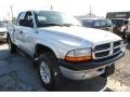 2004 Bright Silver Metallic Dodge Dakota SXT Quad Cab 4x4  photo #4