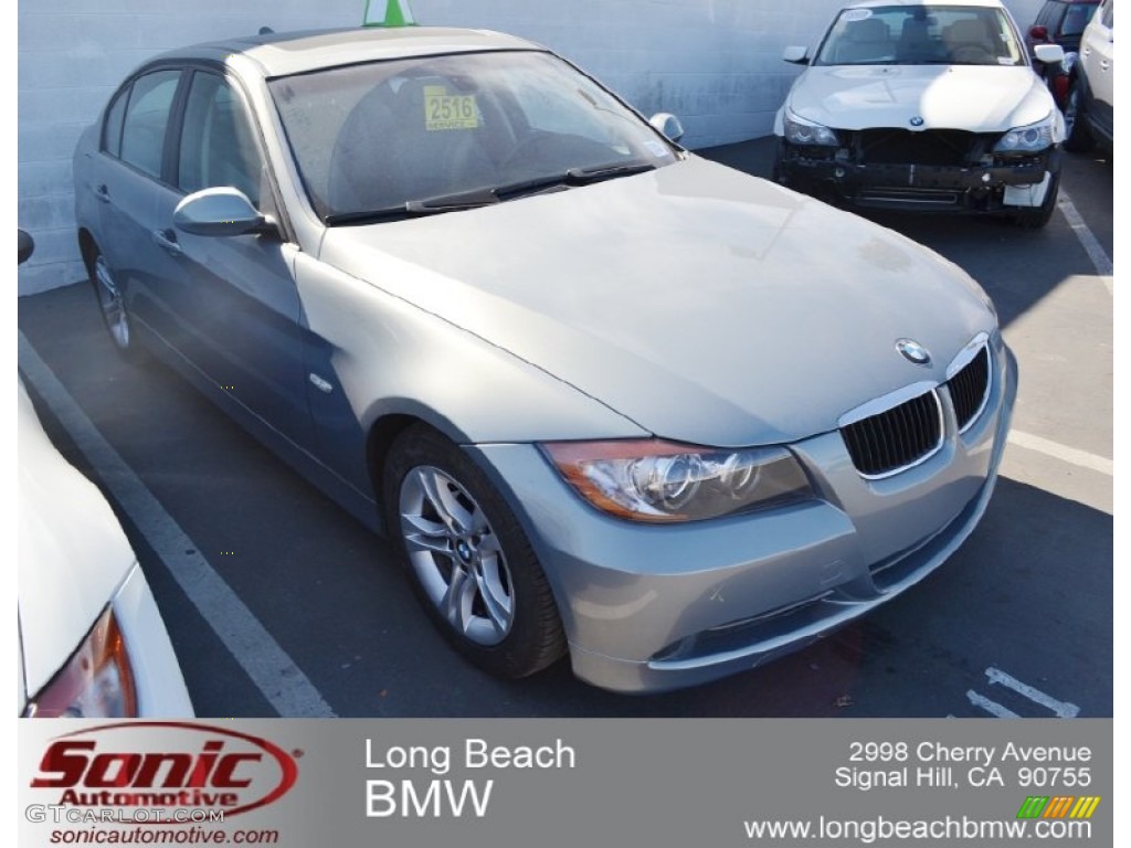 2008 3 Series 328i Sedan - Space Grey Metallic / Gray photo #1