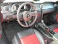 Black/Red 2008 Ford Mustang Shelby GT500 Convertible Dashboard