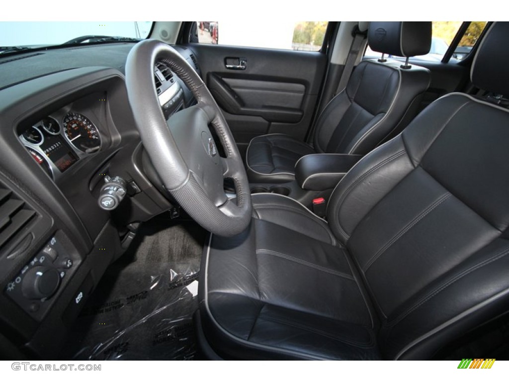 Ebony/Pewter Interior 2010 Hummer H3 Alpha Photo #60350957