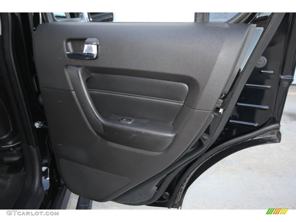 2010 Hummer H3 Alpha Ebony/Pewter Door Panel Photo #60351227