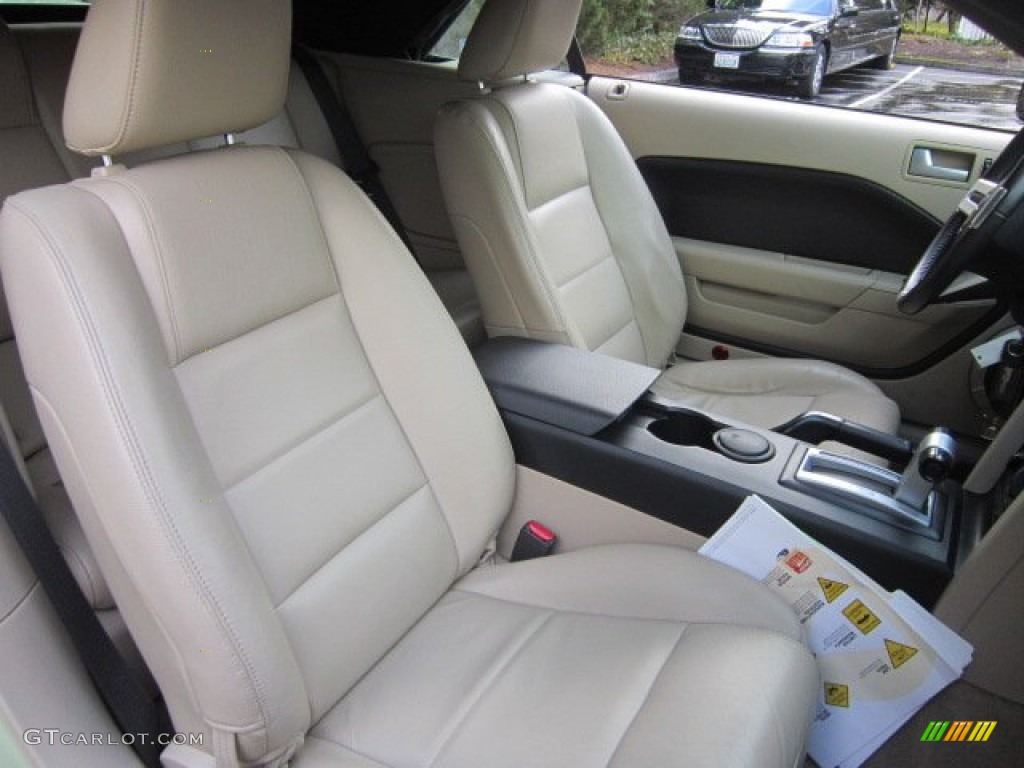2005 Mustang V6 Deluxe Convertible - Legend Lime Metallic / Medium Parchment photo #10