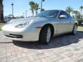 1999 Arctic Silver Metallic Porsche 911 Carrera Coupe  photo #2