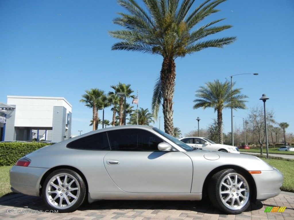 Arctic Silver Metallic 1999 Porsche 911 Carrera Coupe Exterior Photo #60351740